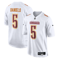 Men's Nike Washington Commanders Jayden Daniels Tundra White Fashion NFL Jersey