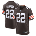 Men's Nike Cleveland Browns Dylan Sampson Brown Team Game NFL Jersey