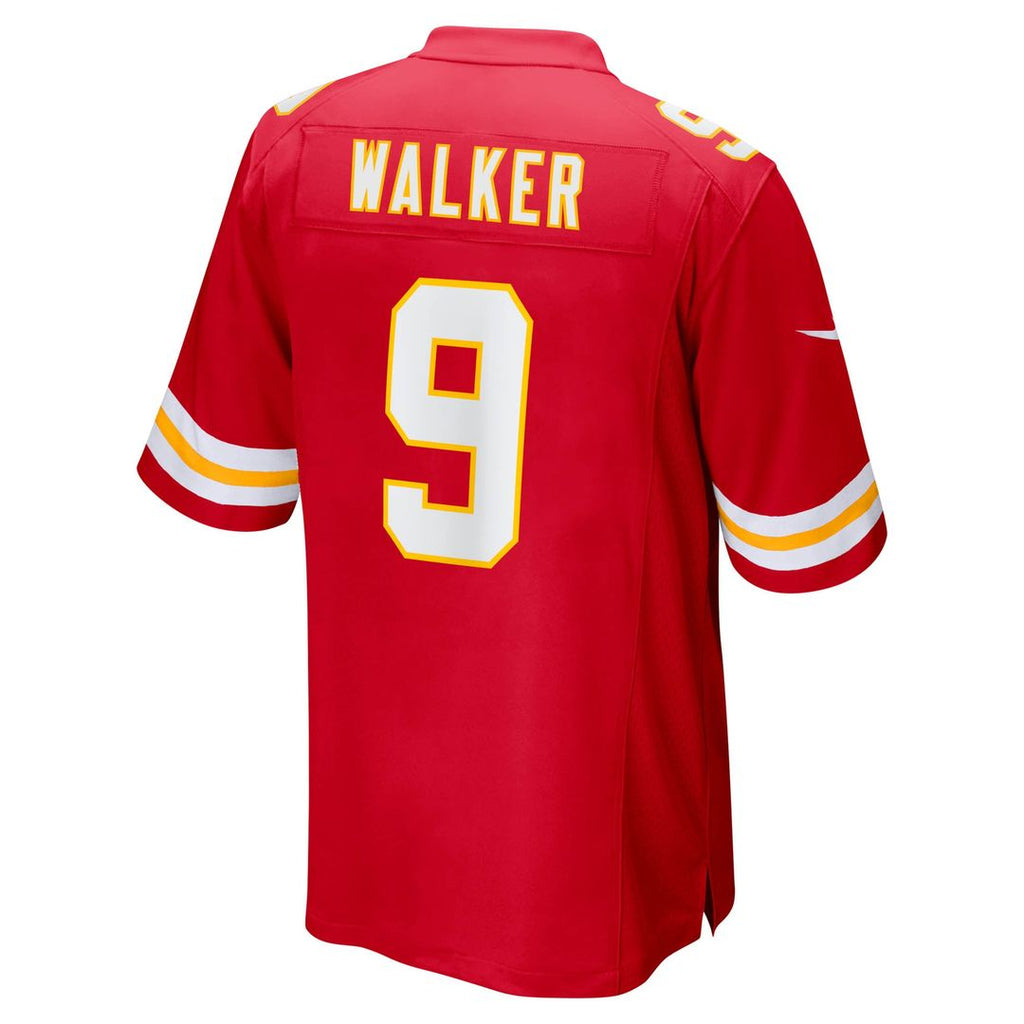 Men's Nike Kansas City Chiefs Kenneth Walker III Red Game NFL Jersey
