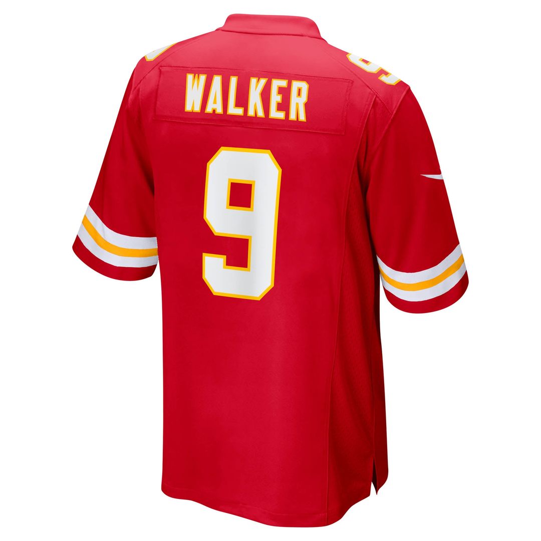 Men's Nike Kansas City Chiefs Kenneth Walker III Red Game NFL Jersey