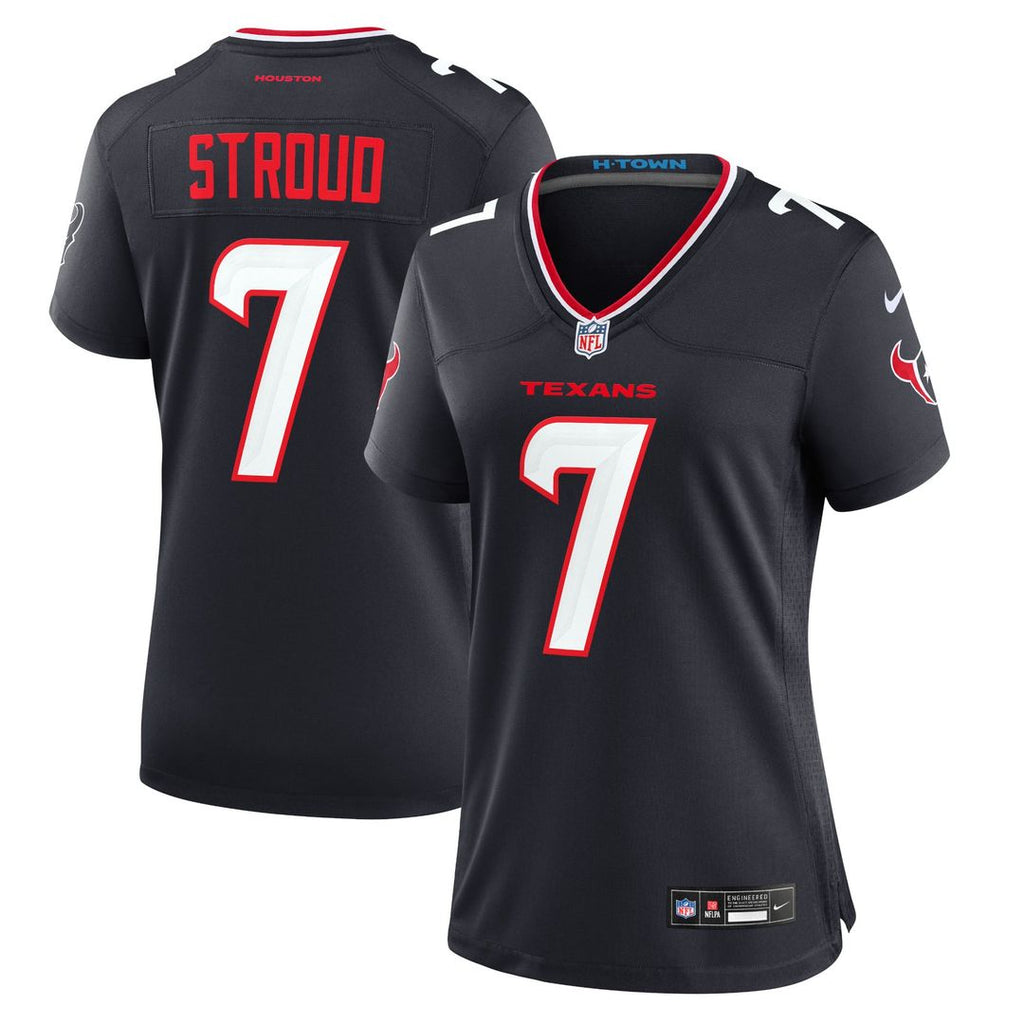 Women's Nike Houston Texans C.J. Stroud Navy Game NFL Jersey