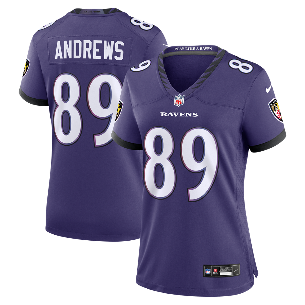 Women's Nike Baltimore Ravens Mark Andrews Purple Team Game NFL Jersey