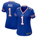 Women's Nike Buffalo Bills Number 1 Bride Royal Game NFL Jersey