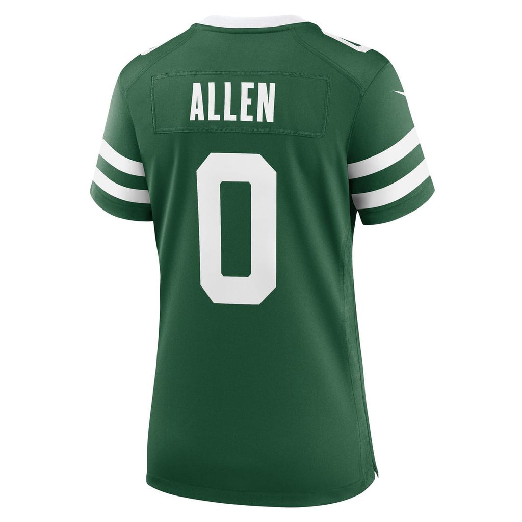 Women's Nike New York Jets Braelon Allen Legacy Green Game NFL Jersey