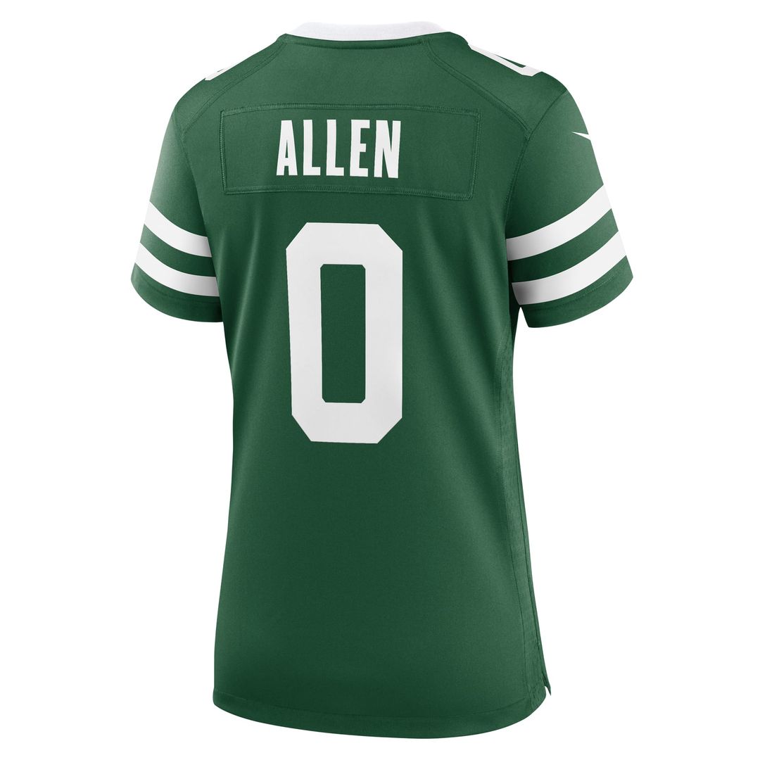 Women's Nike New York Jets Braelon Allen Legacy Green Game NFL Jersey