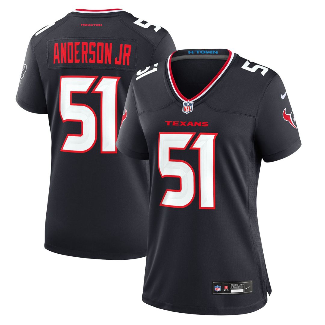Women's Nike Houston Texans Will Anderson Jr. White Game NFL Jersey
