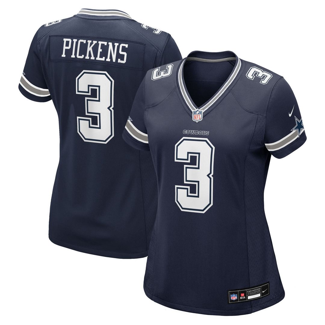 Women's Nike Dallas Cowboys George Pickens Navy Game NFL Jersey