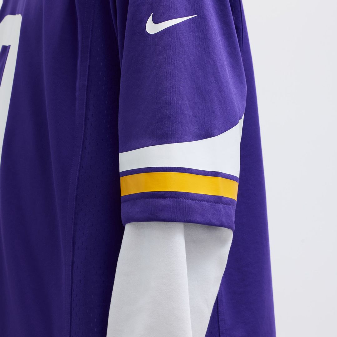 Men's Nike Minnesota Vikings J.J. McCarthy Purple Player Game NFL Jersey