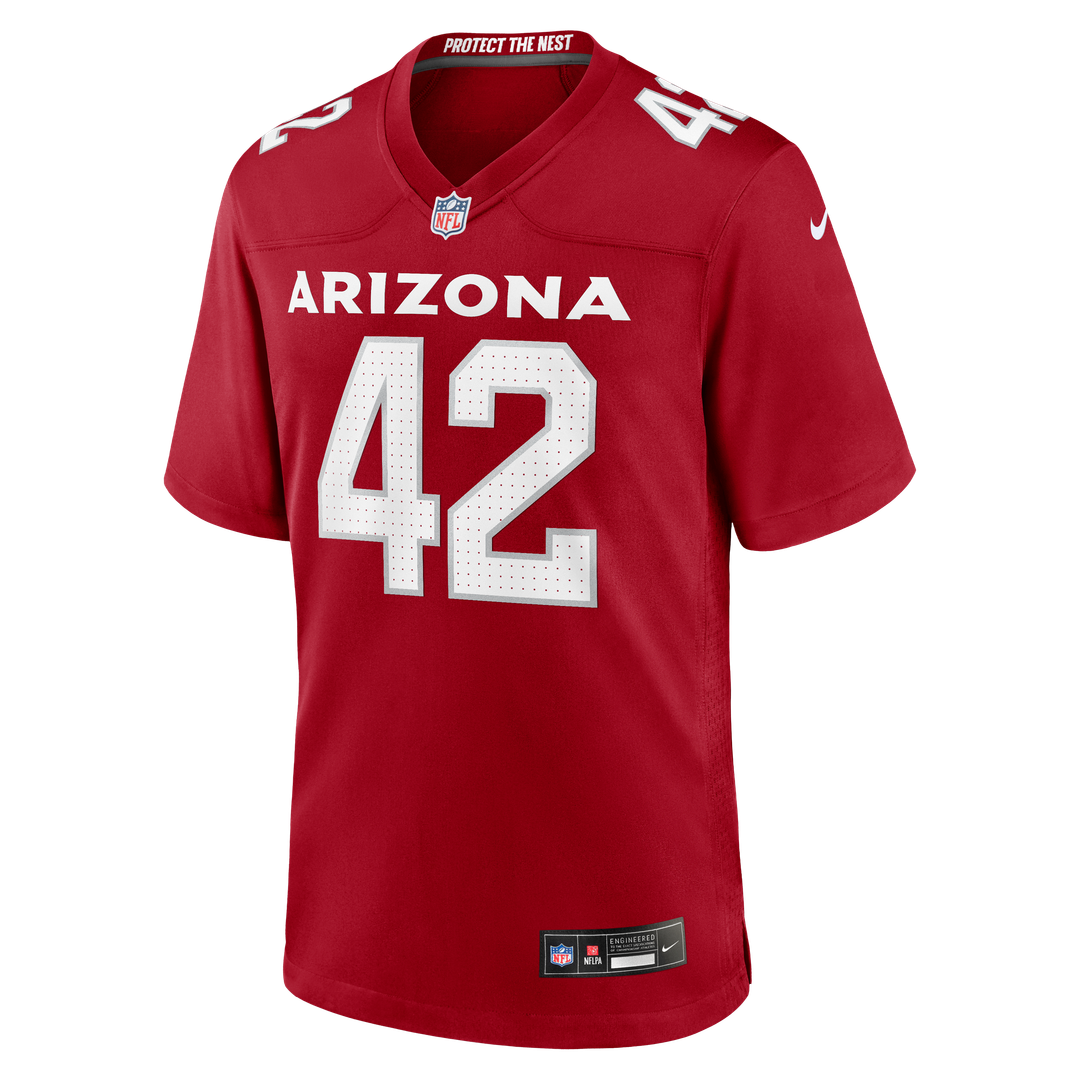 Men's Nike Arizona Cardinals Dadrion Taylor-Demerson Cardinal Team Game NFL Jersey