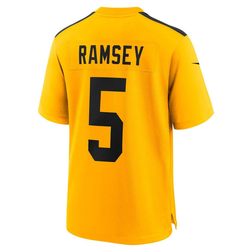 Men's Nike Pittsburgh Steelers Jalen Ramsey Black Team Game NFL Jersey