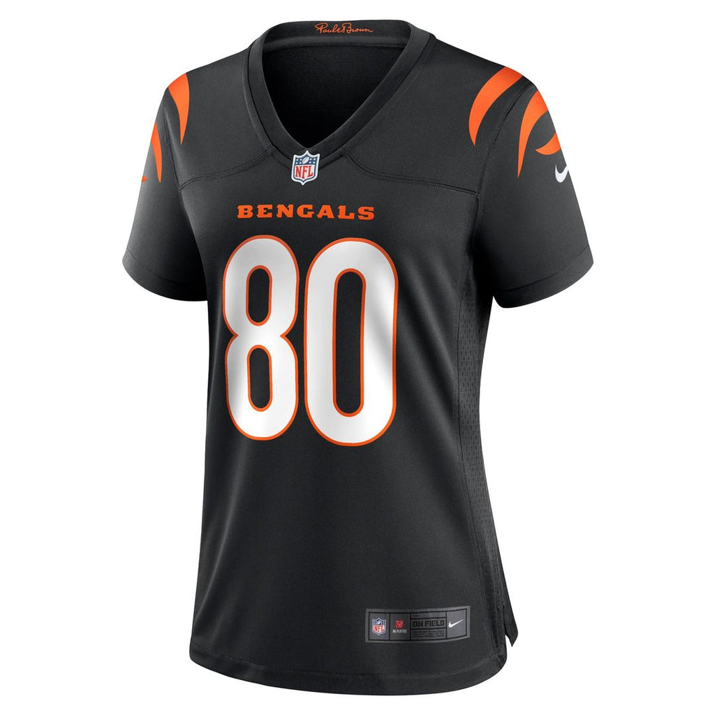 Women's Nike Cincinnati Bengals Andrei Iosivas Black Team Game NFL Jersey