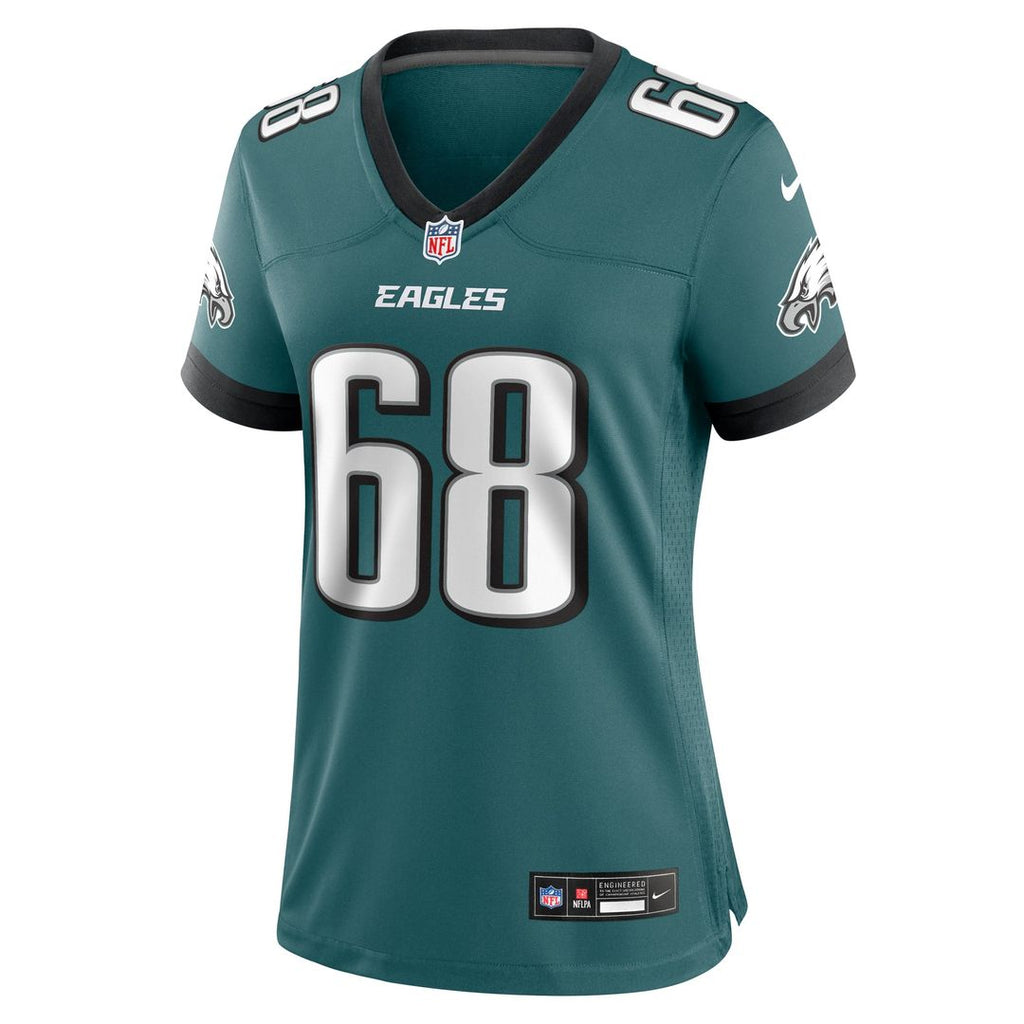 Women's Nike Philadelphia Eagles Jordan Mailata Midnight Green Team Game NFL Jersey