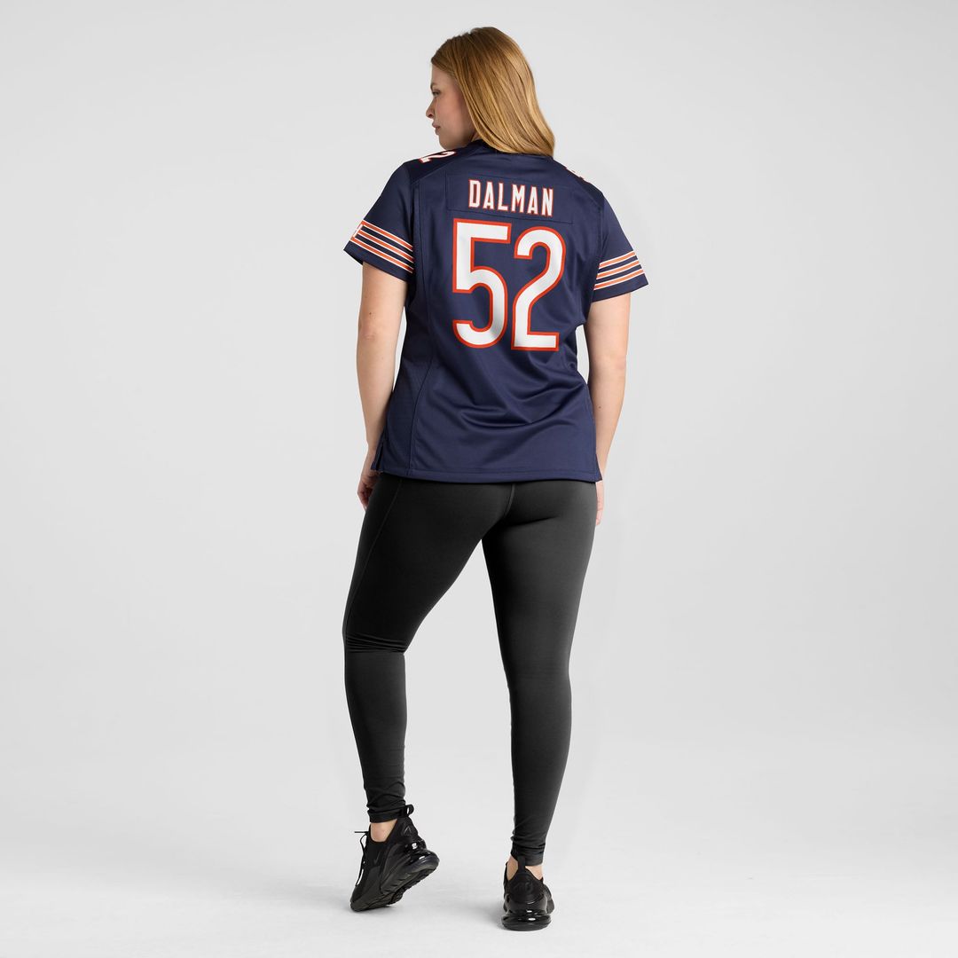 Women's Nike Chicago Bears Drew Dalman Navy Team Game NFL Jersey