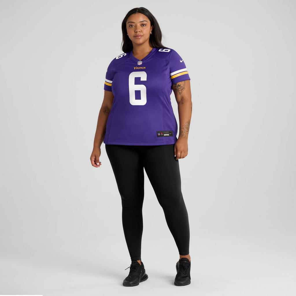 Women's Nike Minnesota Vikings Brian Asamoah II Purple Game NFL Jersey