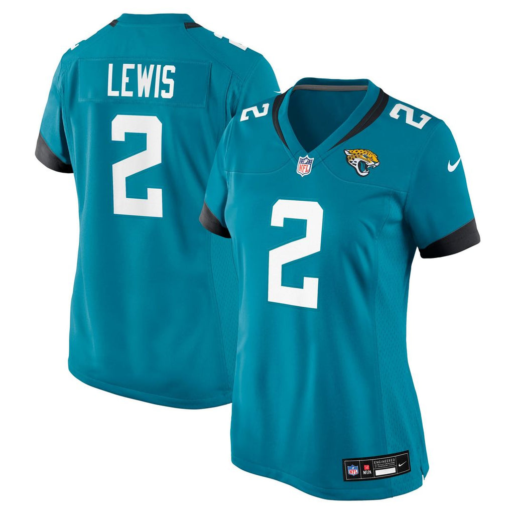 Women's Nike Jacksonville Jaguars Jourdan Lewis Teal Team Game NFL Jersey