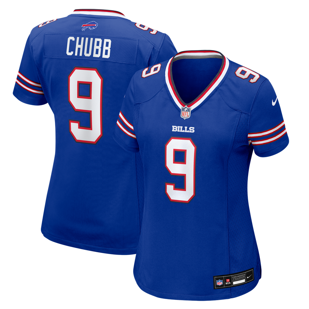 Women's Nike Buffalo Bills Bradley Chubb Royal Team Game NFL Jersey