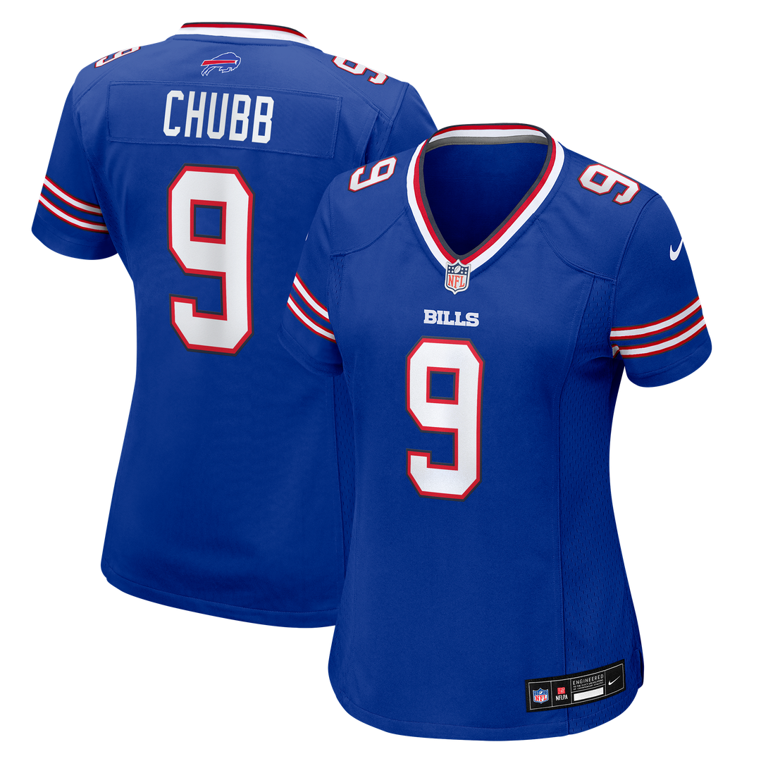 Women's Nike Buffalo Bills Bradley Chubb Royal Team Game NFL Jersey