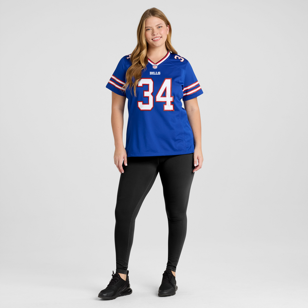 Women's Nike Buffalo Bills Thurman Thomas Royal Game Retired Player NFL Jersey