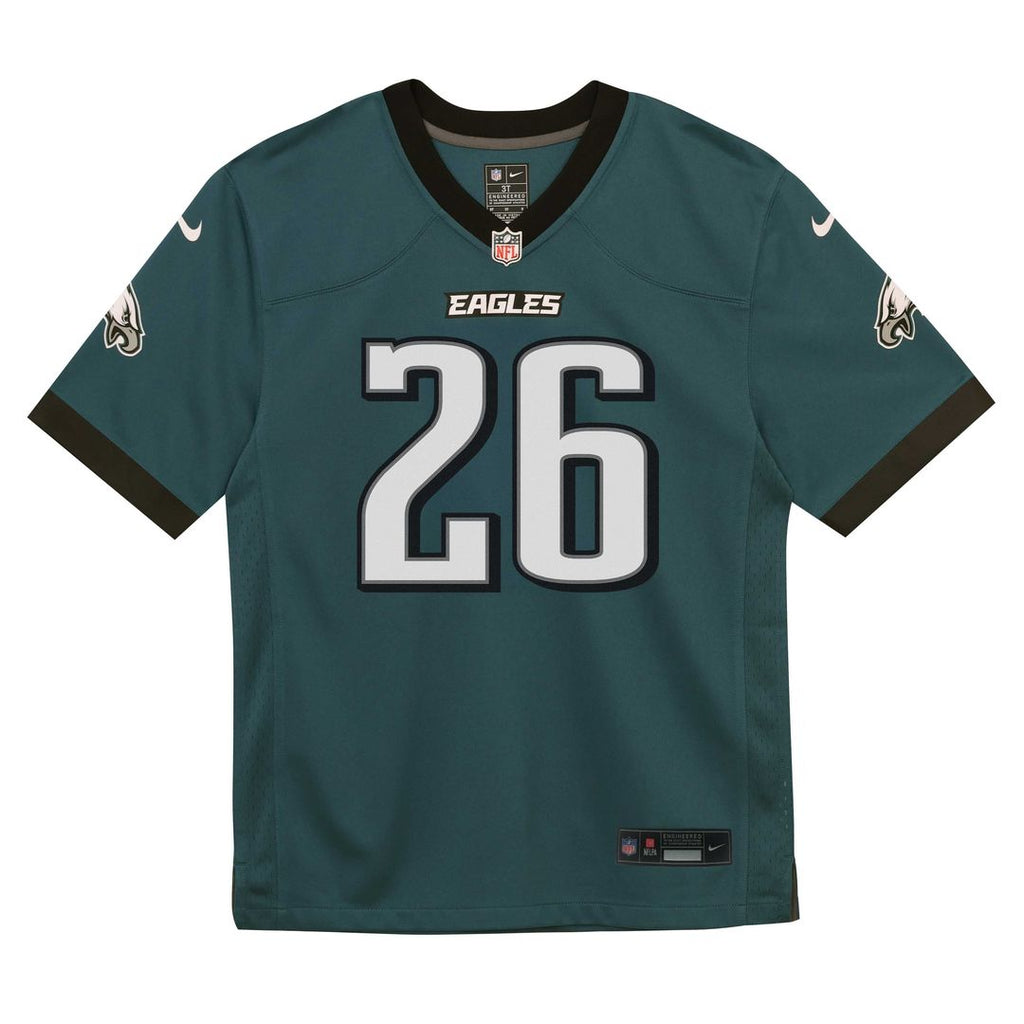 Toddler Nike Philadelphia Eagles Saquon Barkley Midnight Green Team Game NFL Jersey