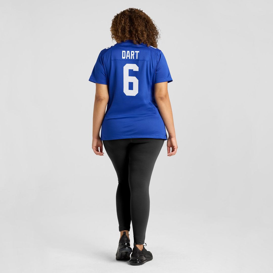 Women's Nike New York Giants Jaxson Dart Royal Team Game NFL Jersey