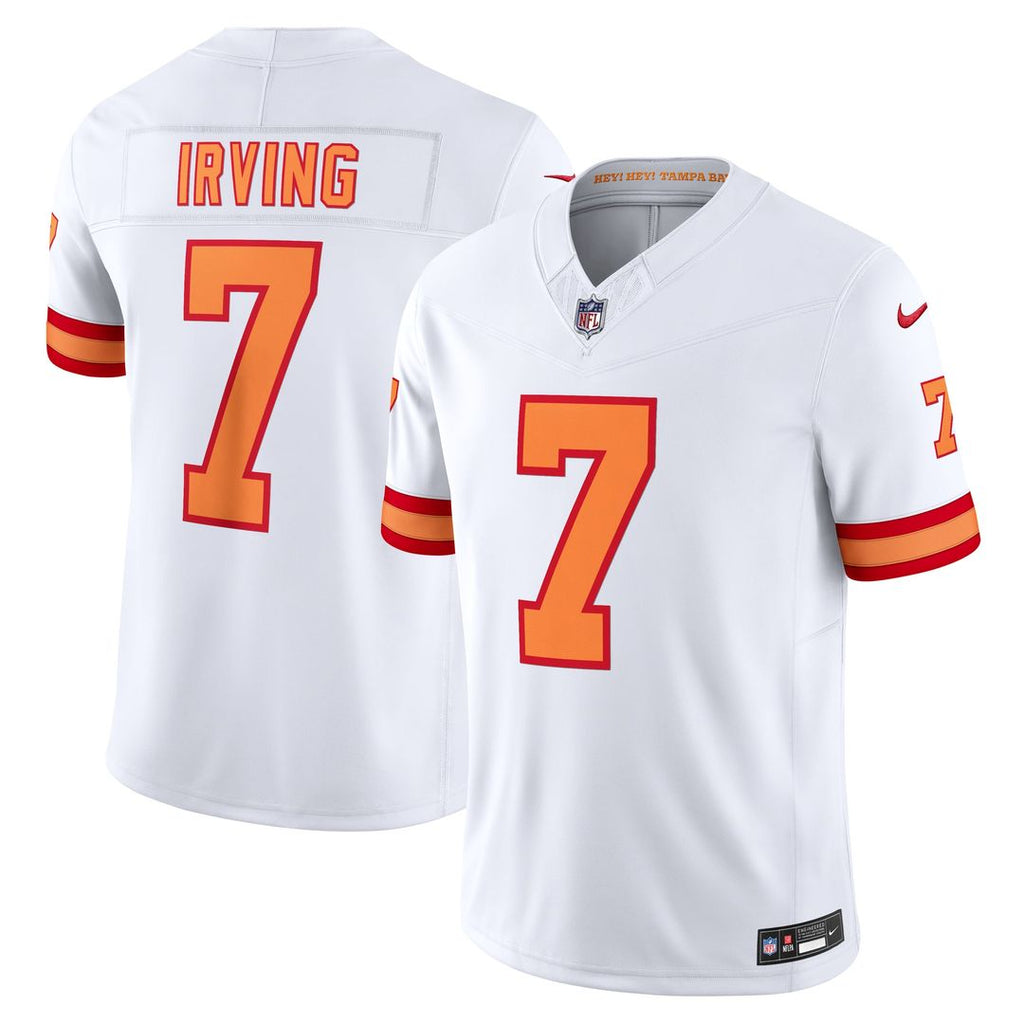 Men's Nike Tampa Bay Buccaneers Bucky Irving '76 White Vapor F.U.S.E. Player Limited NFL Jersey