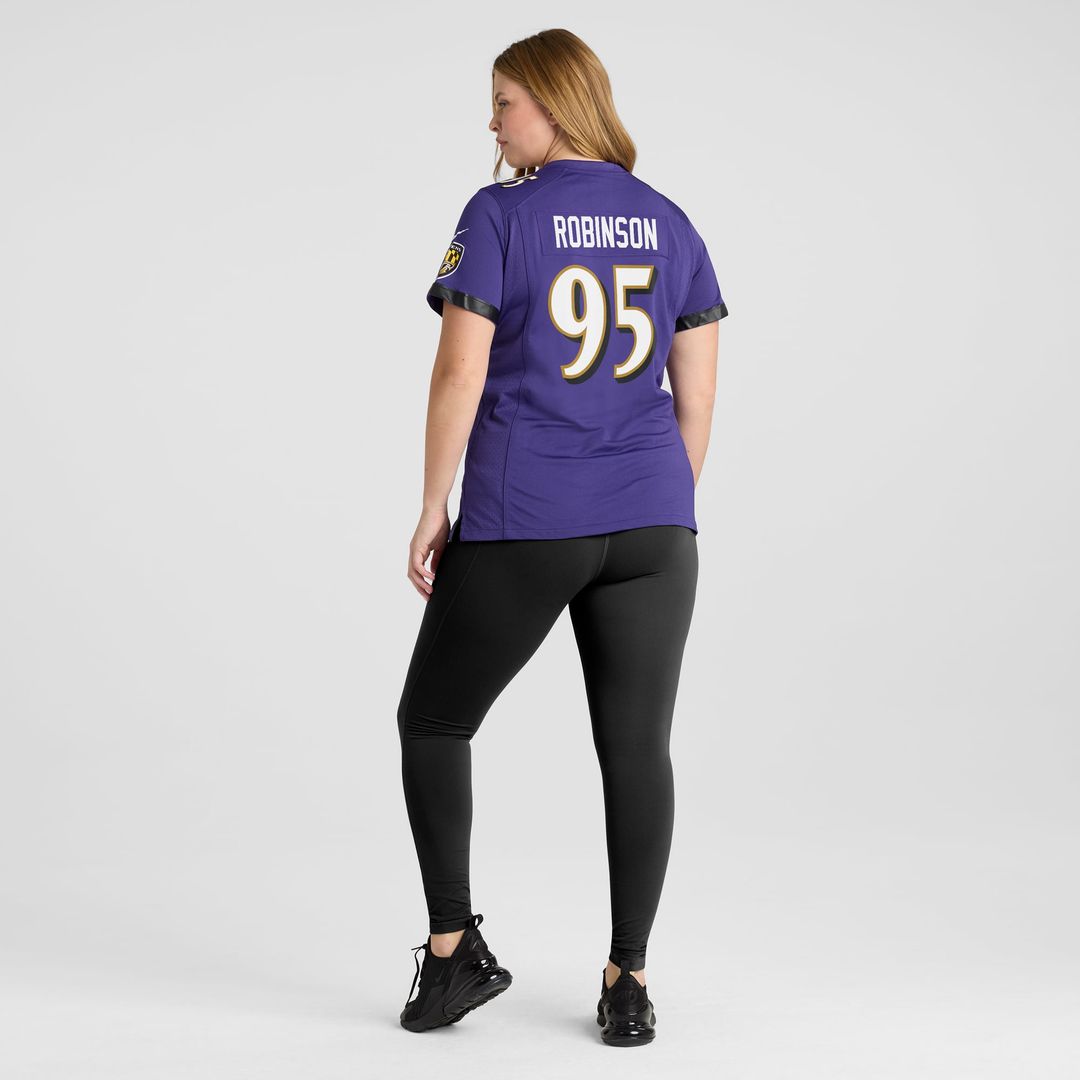Women's Nike Baltimore Ravens Tavius Robinson Purple Game NFL Jersey