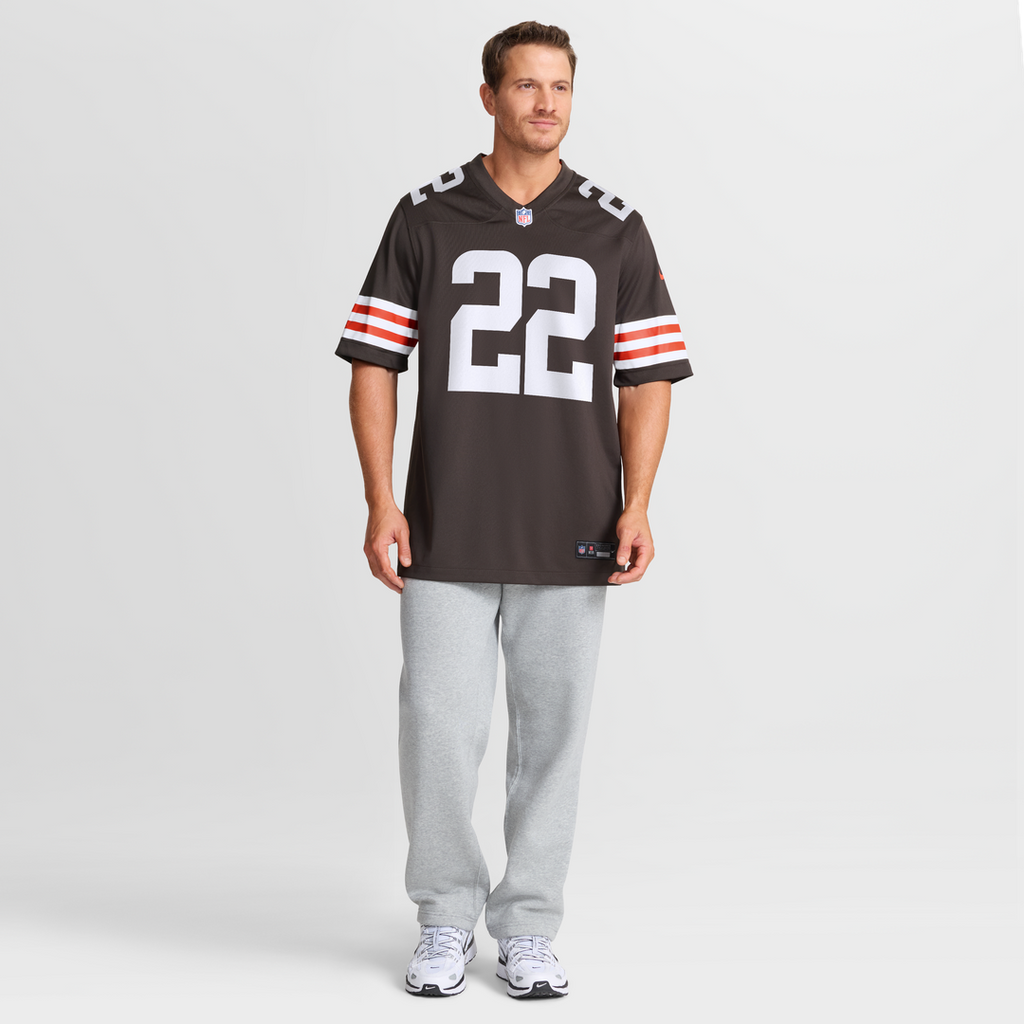 Men's Nike Cleveland Browns Dylan Sampson Brown Team Game NFL Jersey