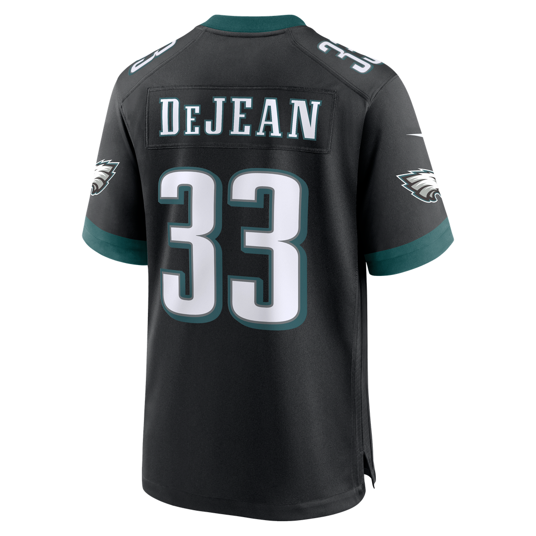 Men's Nike Philadelphia Eagles Cooper DeJean Midnight Green Team Game NFL Jersey