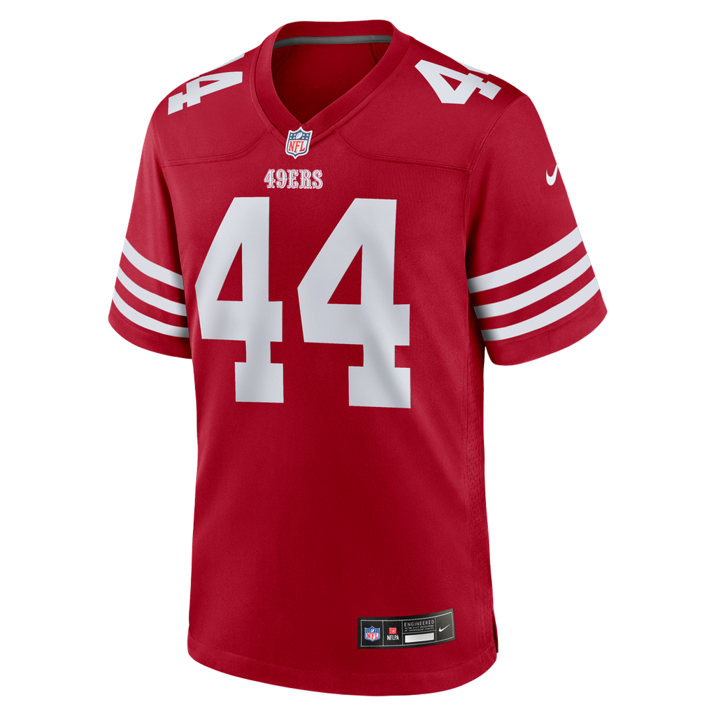 Men's Nike San Francisco 49ers Kyle Juszczyk Scarlet Player Game NFL Jersey