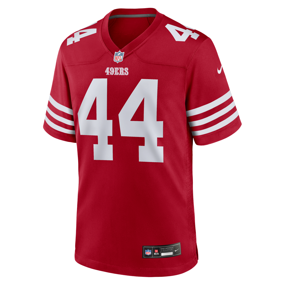 Men's Nike San Francisco 49ers Kyle Juszczyk Scarlet Player Game NFL Jersey