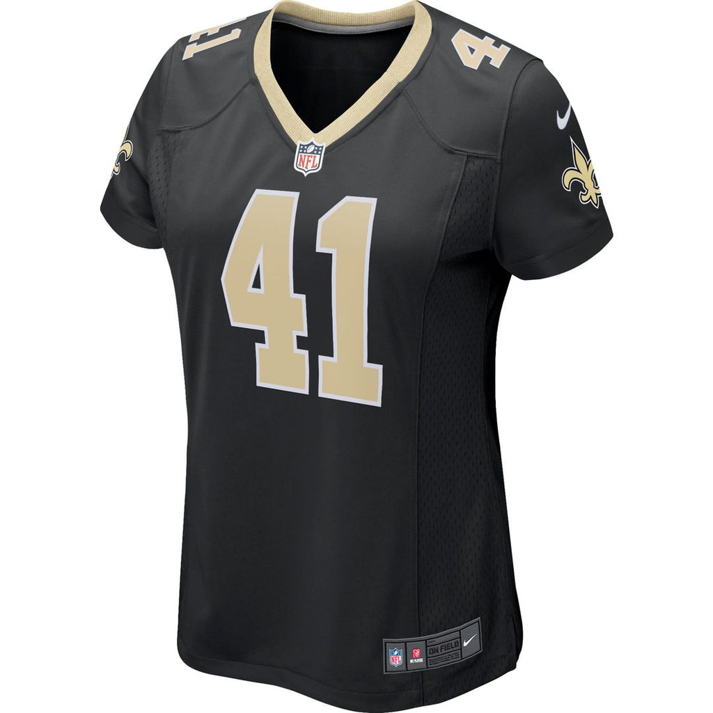 Women's Nike New Orleans Saints Alvin Kamara Black Game NFL Jersey