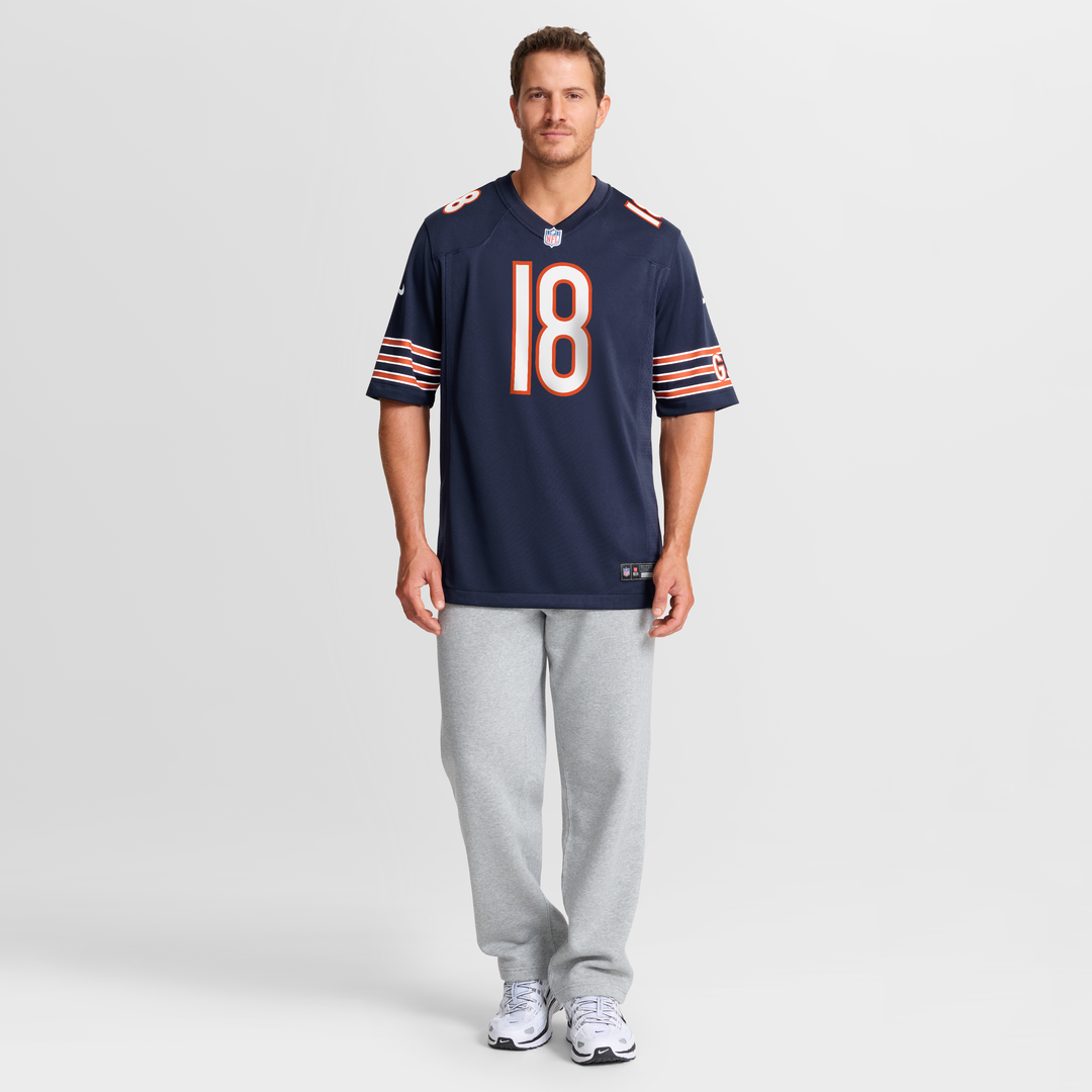Men's Nike Chicago Bears Caleb Williams Orange Alternate Player Game NFL Jersey