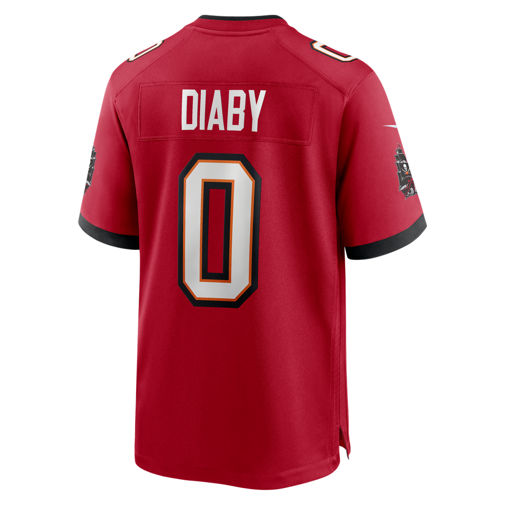 Men's Nike Tampa Bay Buccaneers YaYa Diaby Red Game NFL Jersey