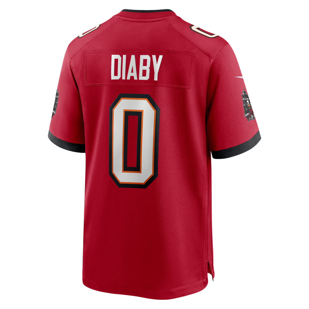 Men's Nike Tampa Bay Buccaneers YaYa Diaby Red Game NFL Jersey