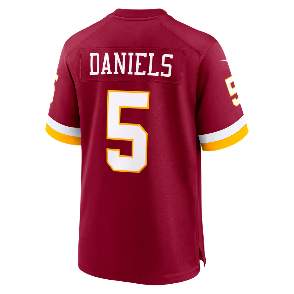 Men's Nike Washington Commanders Jayden Daniels Burgundy Game NFL Jersey