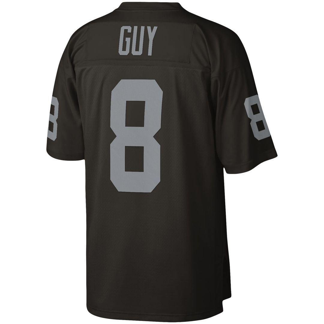 Men's Mitchell & Ness Las Vegas Raiders Ray Guy Black Legacy Replica NFL Jersey