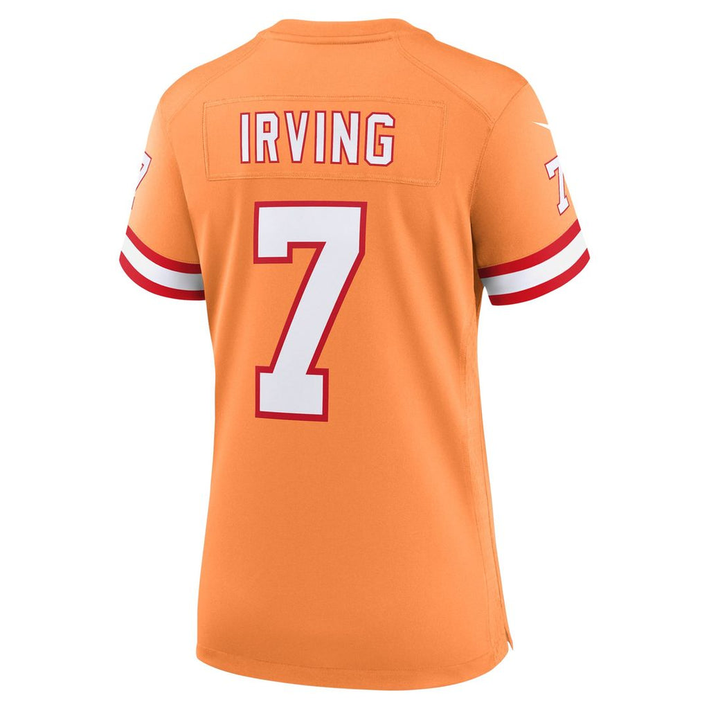 Women's Nike Tampa Bay Buccaneers Bucky Irving Orange Alternate Game NFL Jersey