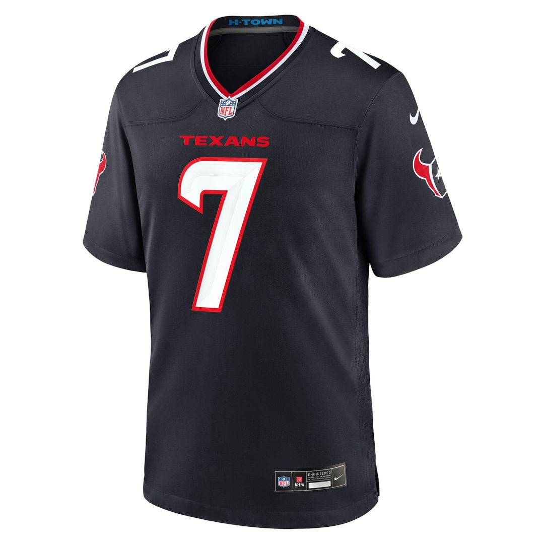 Men's Nike Houston Texans C.J. Stroud White Game NFL Jersey
