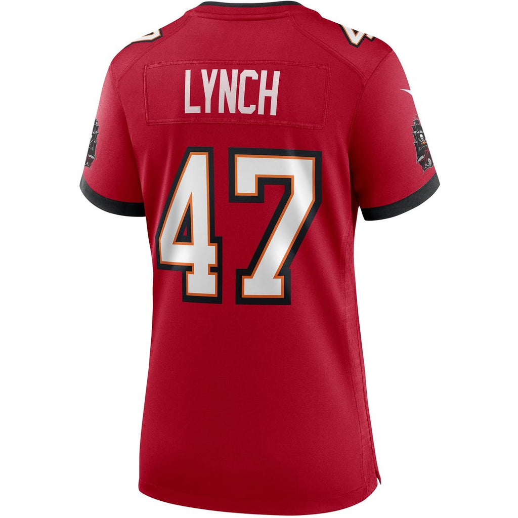 Women's Nike Tampa Bay Buccaneers John Lynch Red Game Retired Player NFL Jersey