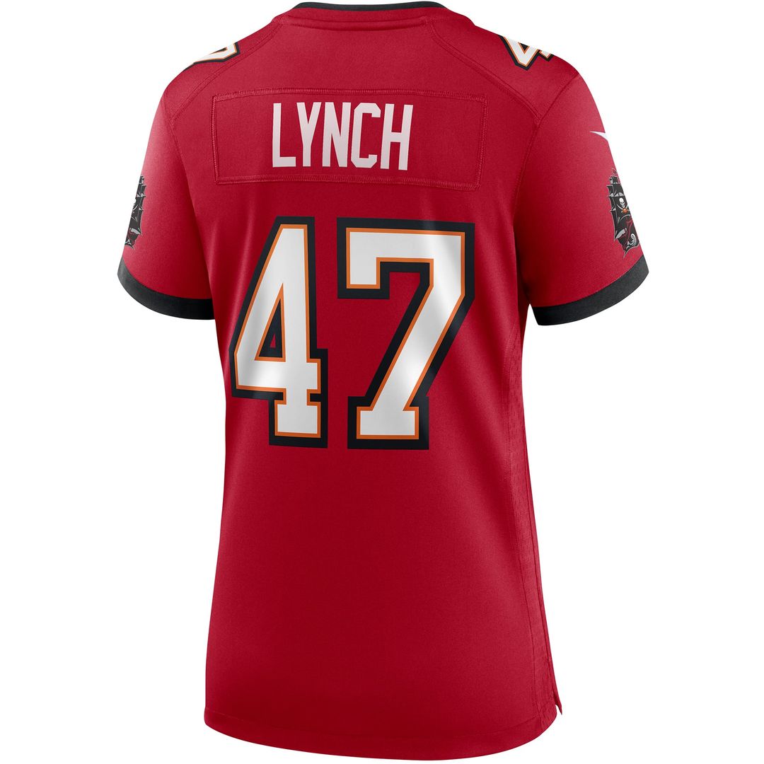 Women's Nike Tampa Bay Buccaneers John Lynch Red Game Retired Player NFL Jersey