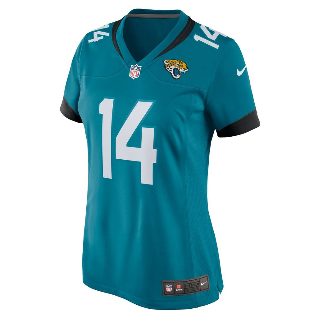 Women's Nike Jacksonville Jaguars Elijah Cooks Teal Team Game NFL Jersey