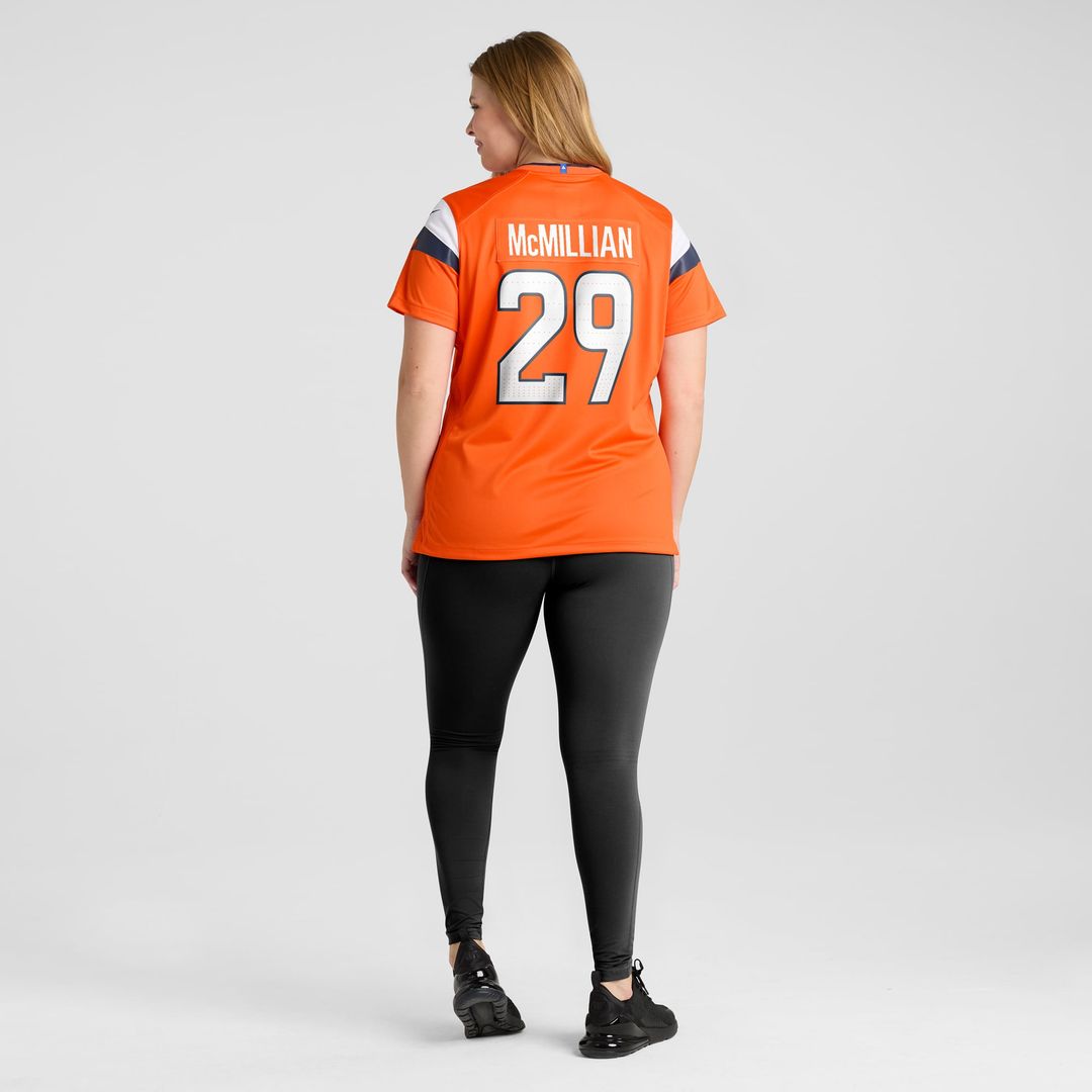 Women's Nike Denver Broncos Ja'Quan McMillian Orange Team Game NFL Jersey