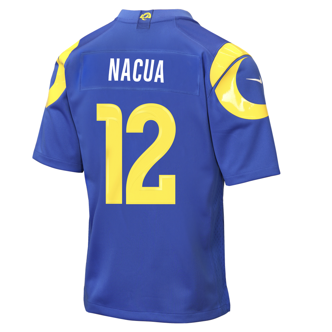 Youth Nike Los Angeles Rams Puka Nacua Royal Game NFL Jersey