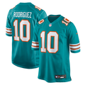Men's Nike Miami Dolphins Jacob Rodriguez Aqua Alternate Game NFL Jersey