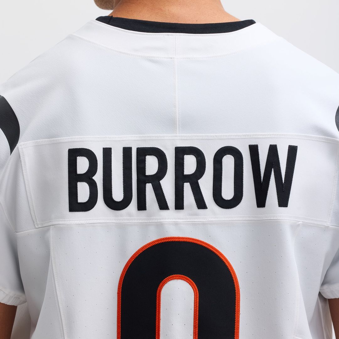 Men's Nike Cincinnati Bengals Joe Burrow White Vapor F.U.S.E. Elite NFL Jersey