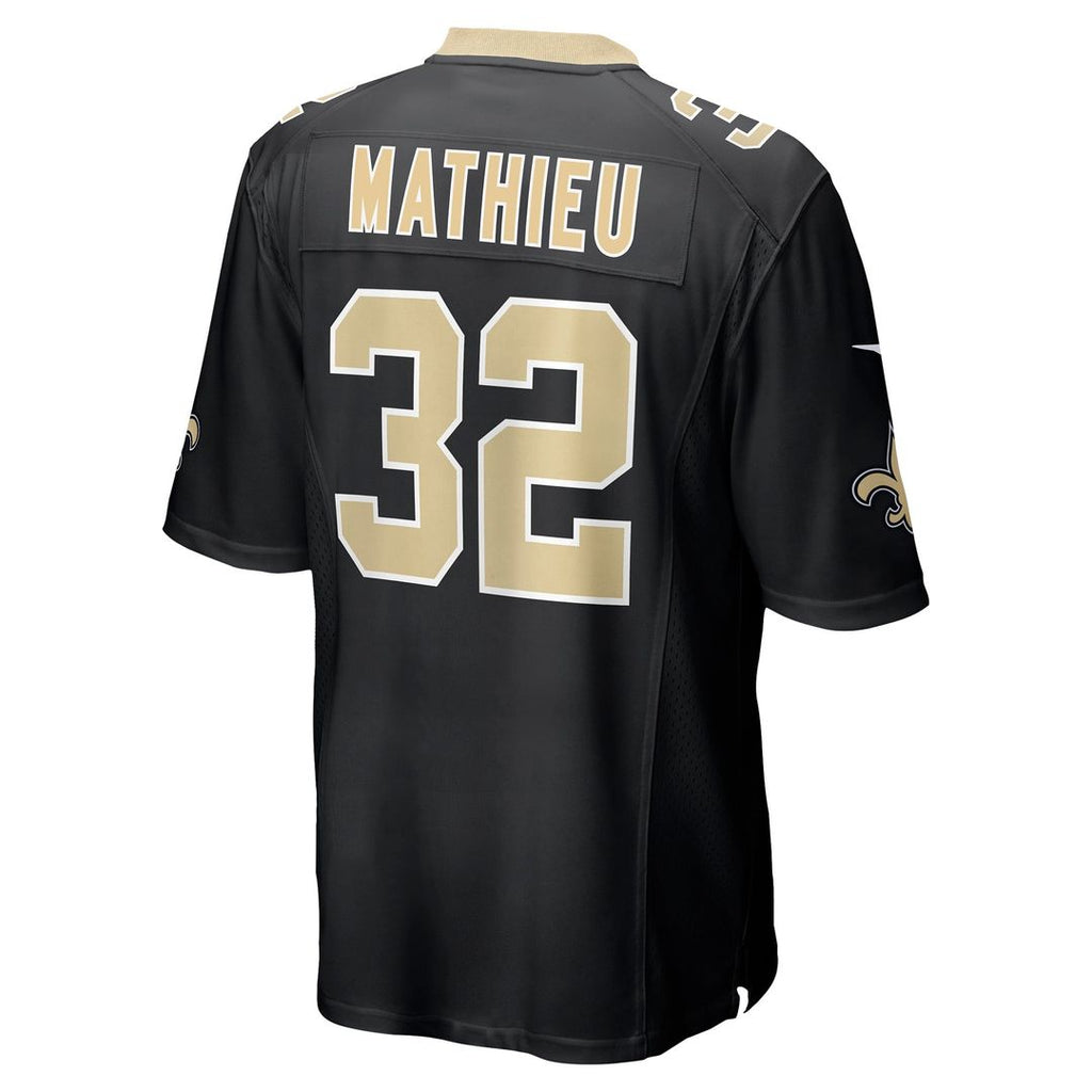 Youth Nike New Orleans Saints Tyrann Mathieu Black Game NFL Jersey