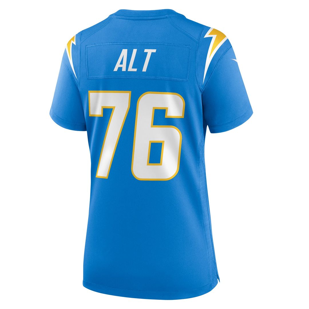 Women's Nike Los Angeles Chargers Joe Alt Powder Blue 2024 NFL Draft First Round Pick Player Game NFL Jersey