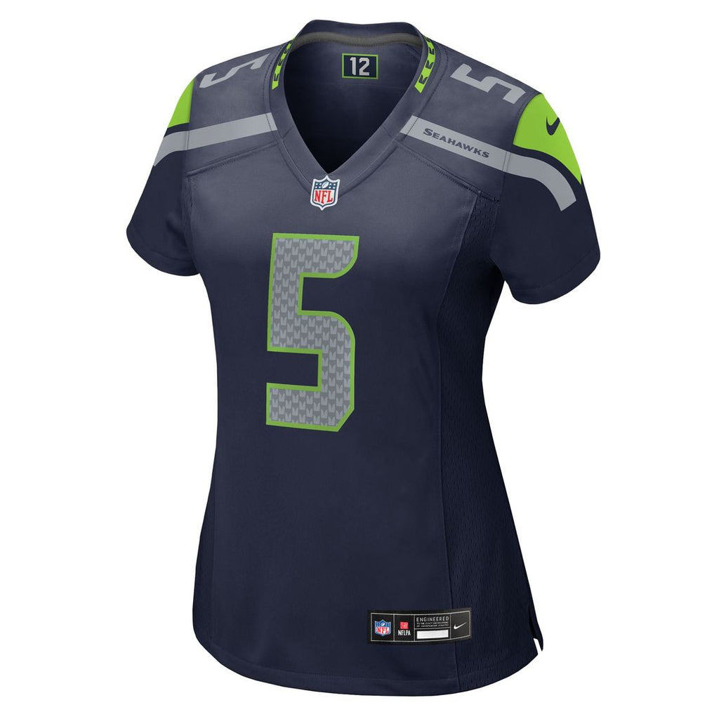 Women's Nike Seattle Seahawks Jason Myers College Navy Team Game NFL Jersey