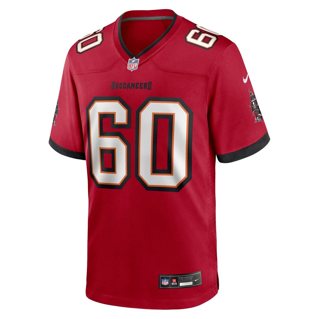 Men's Nike Tampa Bay Buccaneers Haggai Ndubuisi Red Team Game NFL Jersey