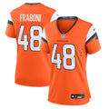 Women's Nike Denver Broncos Mitchell Fraboni Orange Team Game NFL Jersey